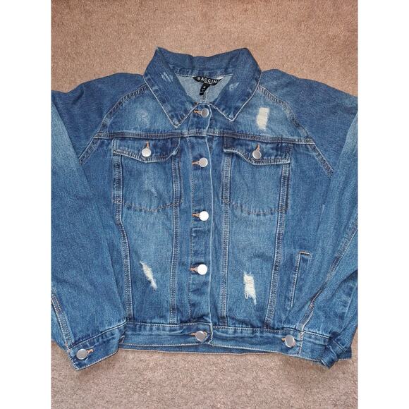 Baccini Womens Denim Jacket Size XL - Picture 2 of 4